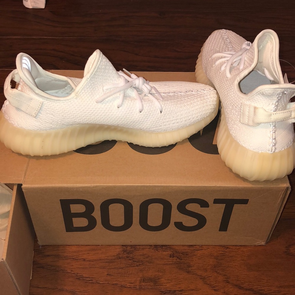 *MENS* All White Adidas Yeezys